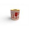 Warning stickers FRAGILE 100x100mm