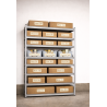 Racking solution for cardboard boxes