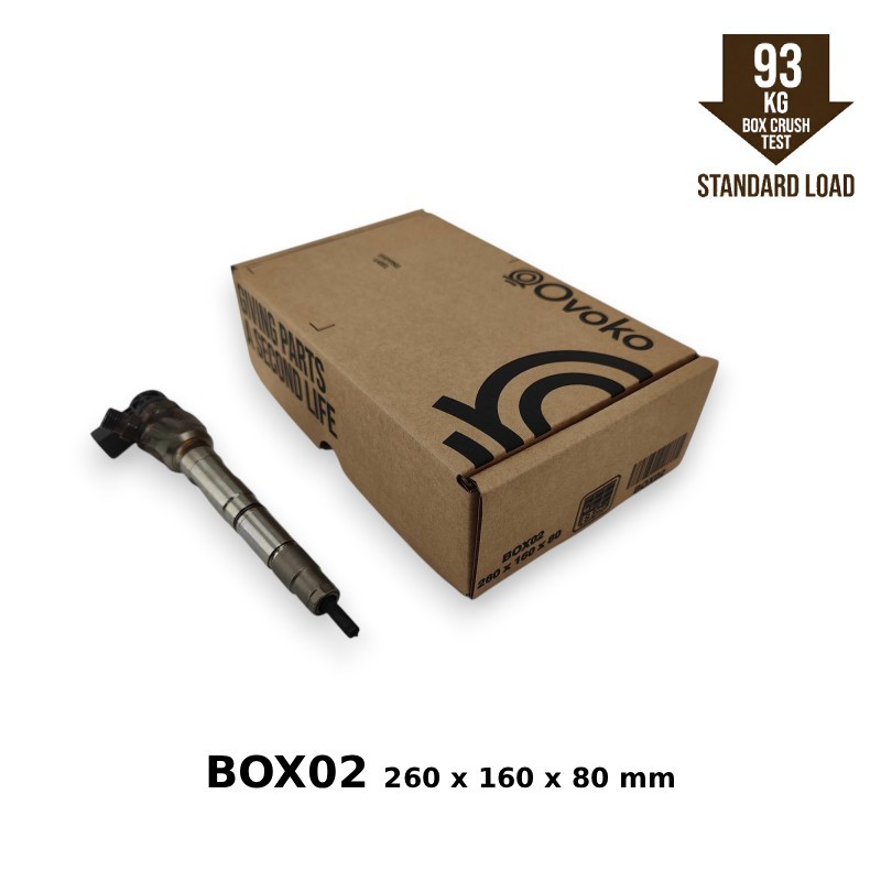 Cardboard box 260x160x80mm BOX02