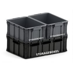 Parts storage box 30x40x22 (Gray Color)