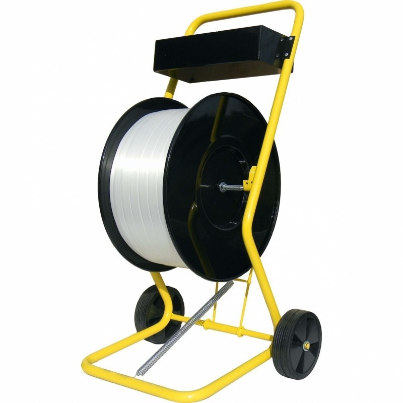 Trolley for PP fastening strap