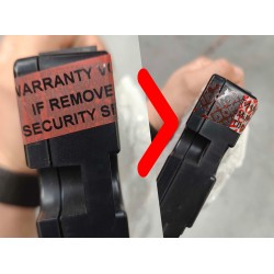 Protective warranty stickers for parts (100 pcs.)