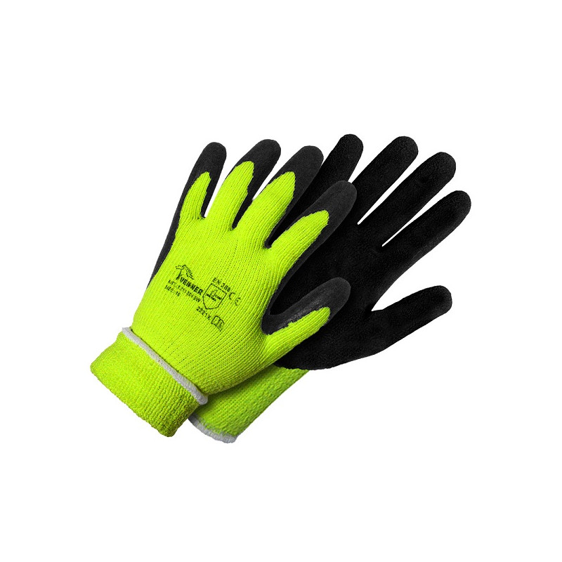 Extra Thick Heavy-Duty Work Gloves with Rubber Coating