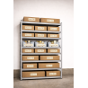 Racking solution for cardboard boxes